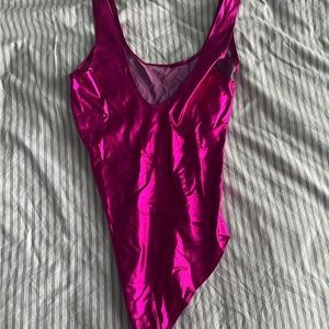 80s metallic leotard